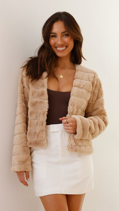 Loesje | Stijlvol Luxe Dames Crop Jacket