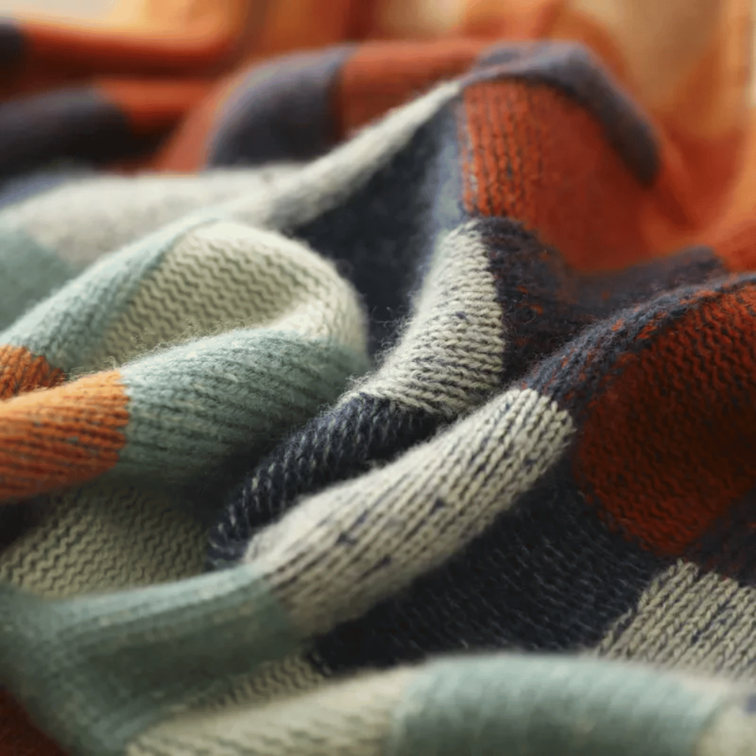 Thea | Stijlvolle Dames Coltrui met Patchwork Design