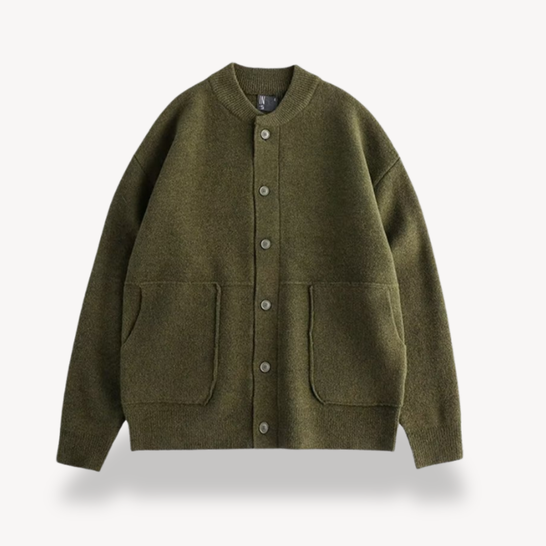 Stijlvolle Heren Cardigan van Wol met Knopen