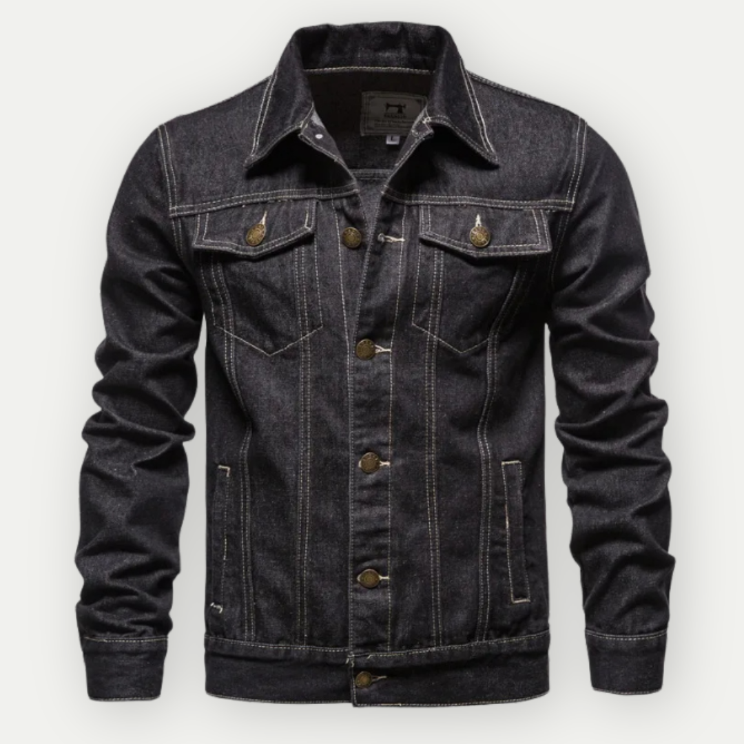 Stan | Stijlvolle Denim Truckerjack met Comfortabele Pasvorm