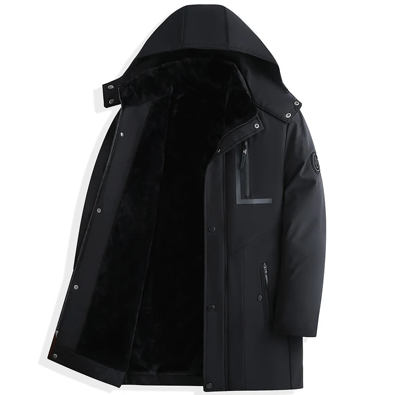 Tiemen-Jan | Warme Winterparka voor Mannen met Afneembare Capuchon en Praktische Ritsen