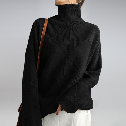 Lenny | Zachte Kasjmier Dames Rollkragenpullover Comfortabel