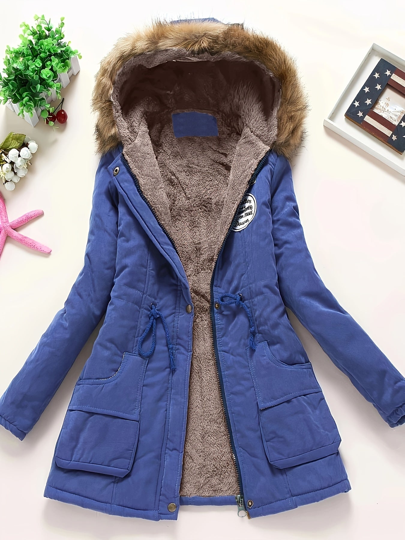Stijlvolle Dames Parka Jas met Warme Capuchon
