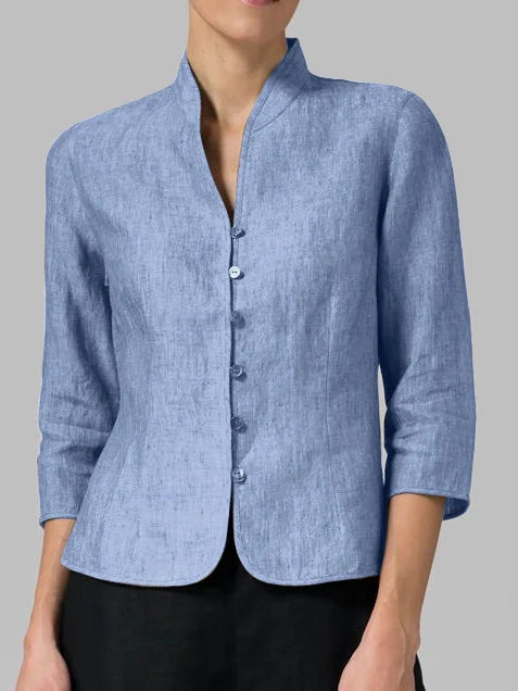 Stijlvolle Linnen Blazer | Elegante Nora Blazer