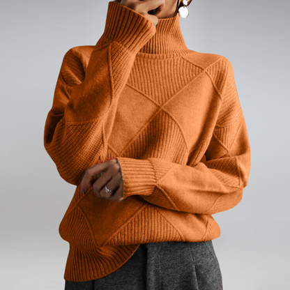 Lenny | Zachte Kasjmier Dames Rollkragenpullover Comfortabel