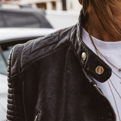 Marloes | Stijlvolle Leren Zomerjas voor Dames