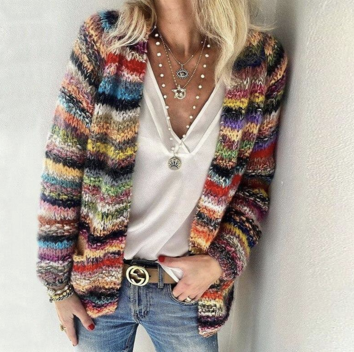 Tine | Moderne Gebreide Cardigan met Comfortabele Pasvorm