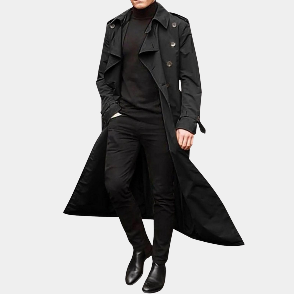 Stijlvolle Waterdichte Trenchcoat voor Mannen