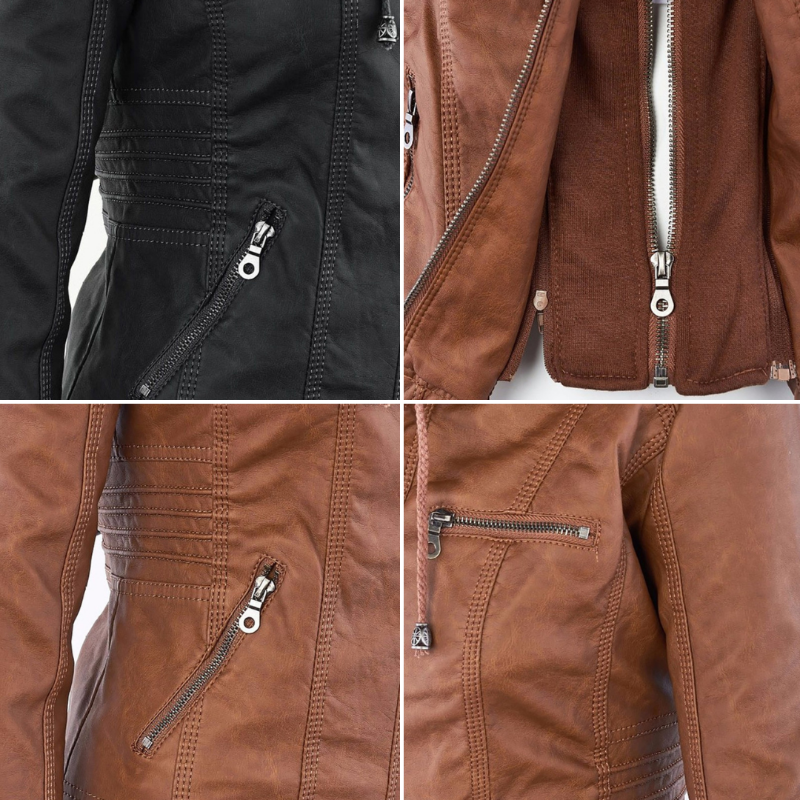 Marga | Stijlvolle Jas | Klassieke Moto Jacket | Hoge Kwaliteit