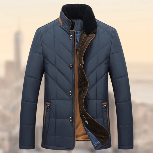 Frank | Stijlvolle heren winterjas - Warm en comfortabel