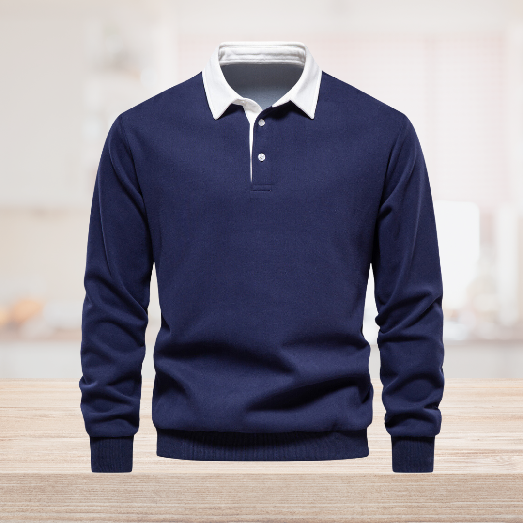 Rokus | Stijlvolle Polo Pullover voor Mannen
