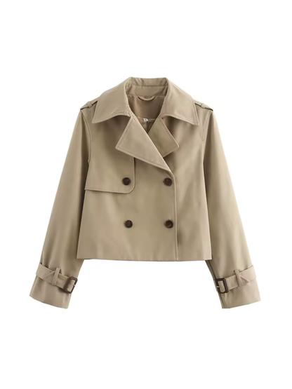 Marlies | Stylish Waterdichte Dames Trenchcoat met Ceintuur en Reverskraag