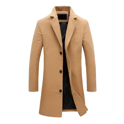 Kees | Stijlvolle Lange Winterjas voor Heren - Warm en Comfortabel