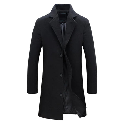 Kees | Stijlvolle Lange Winterjas voor Heren - Warm en Comfortabel
