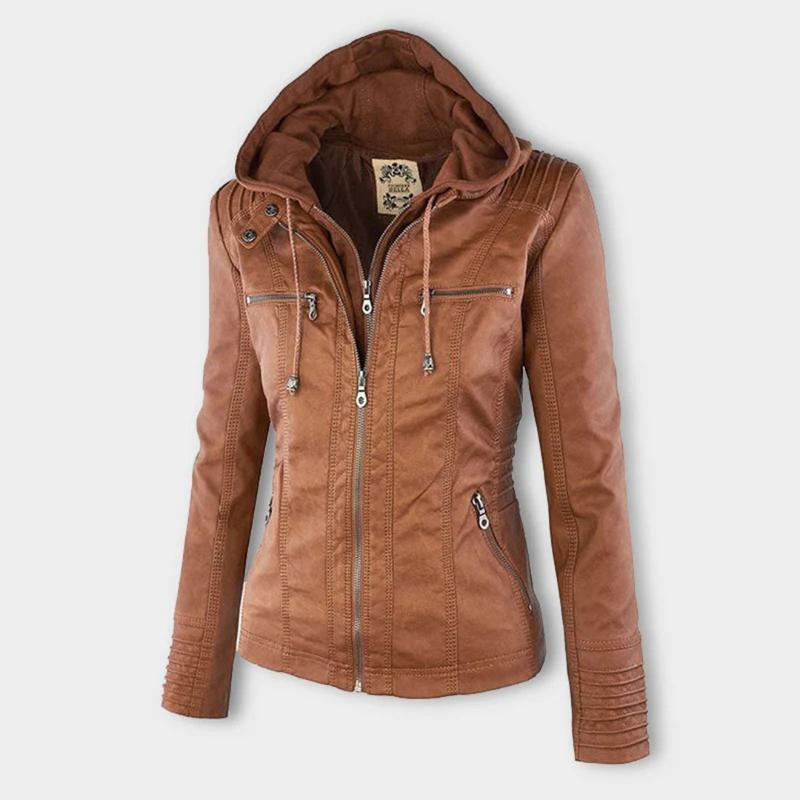 Marga | Stijlvolle Jas | Klassieke Moto Jacket | Hoge Kwaliteit