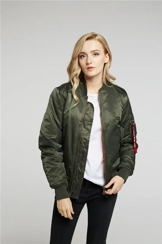 Marit | Stijlvol MA-1 Bomberjack met Klassiek Design