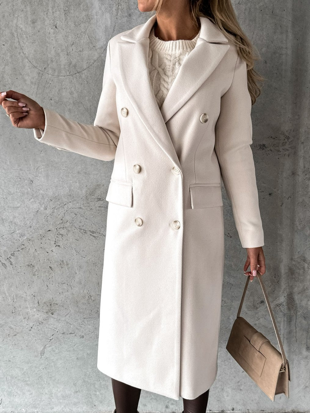 Marina | Stijlvolle Lange Damesjas met Elegante Pasvorm