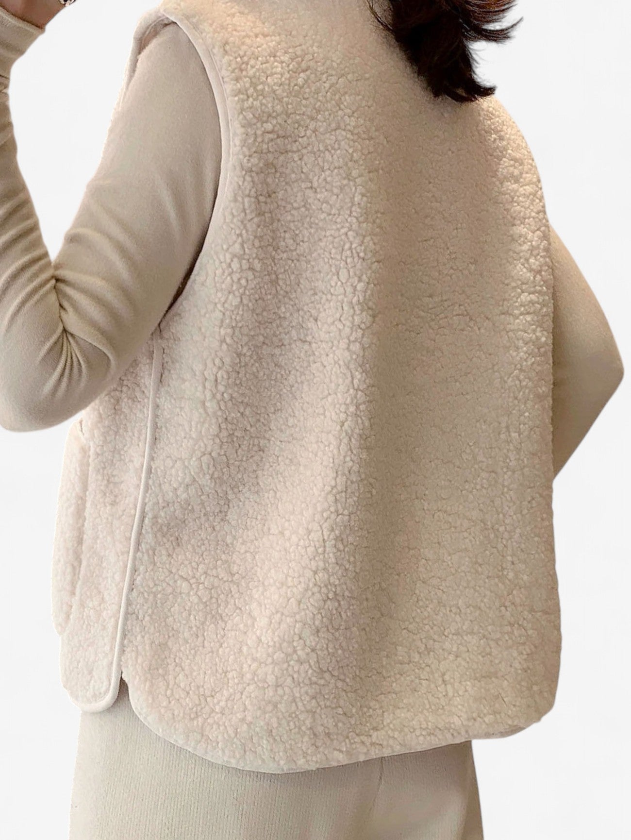 Stijlvol Dames Gilet Mouwloos met Knopen