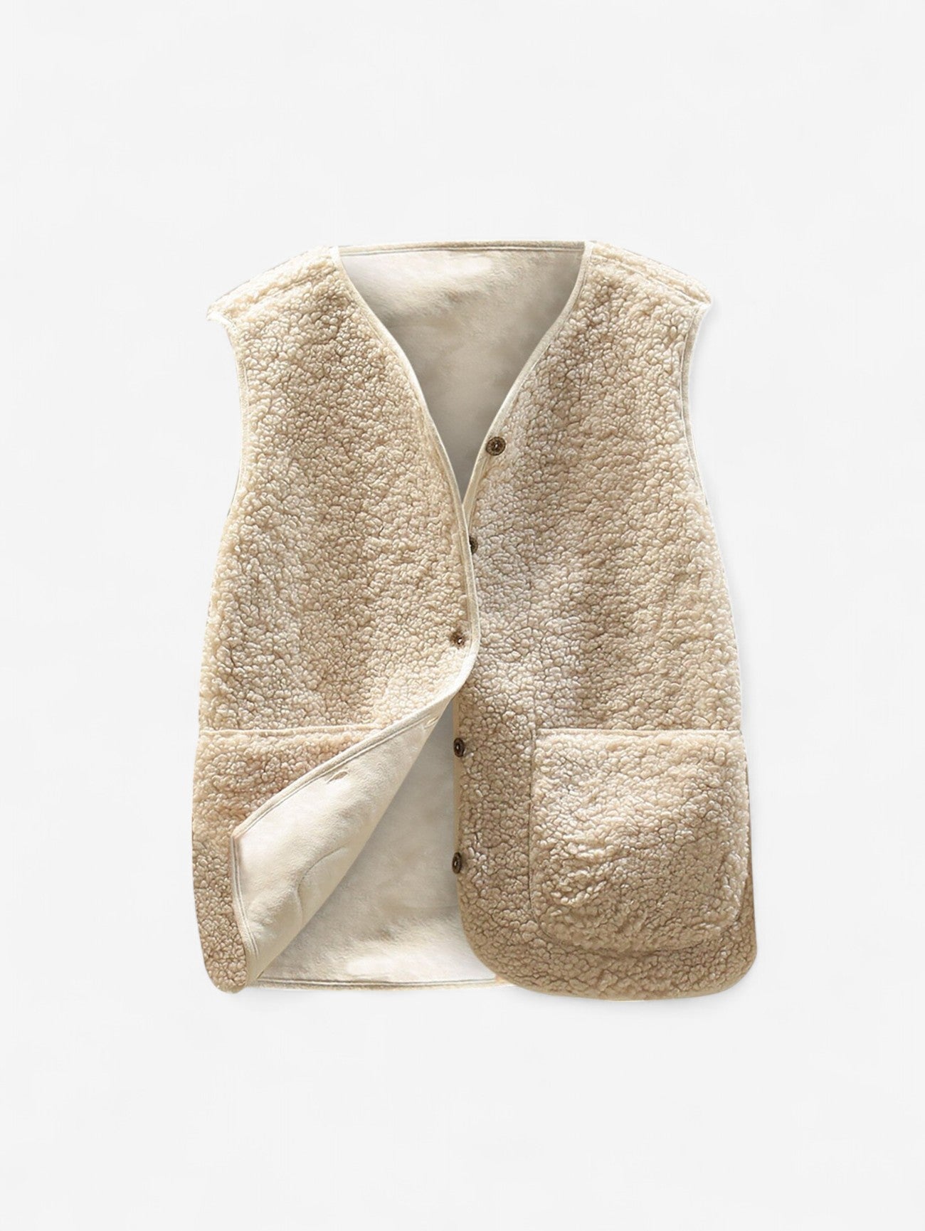 Stijlvol Dames Gilet Mouwloos met Knopen