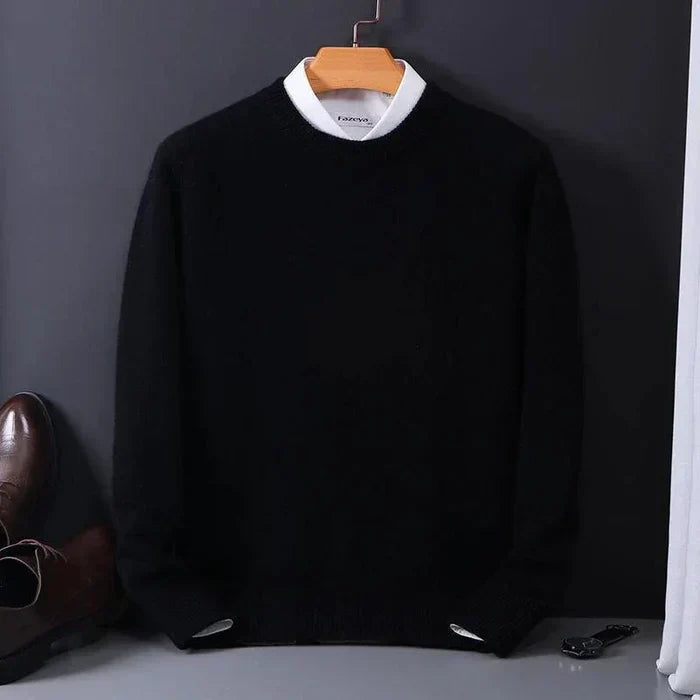 Stijlvolle Heren Trui | Luxe Kasjmier Losse Fit