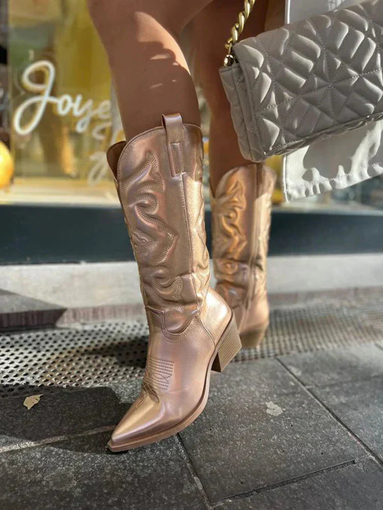 Elegante Dames Cowboylaarzen – Moderne Westerse Stijl met Comfort
