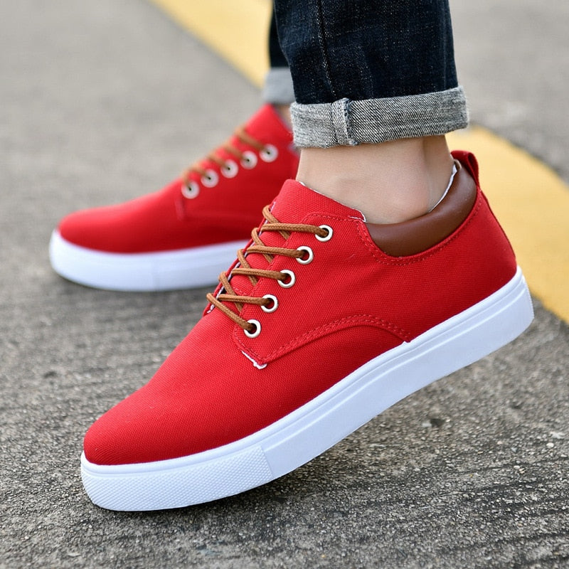 Eelco | Stijlvolle Sneakers | Comfortabele herensneakers met stevige witte zool