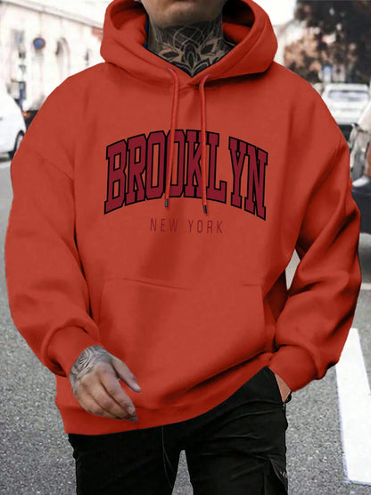 Brooklyn New York Hoodie – Unisex Oversized Sweater met Opdruk