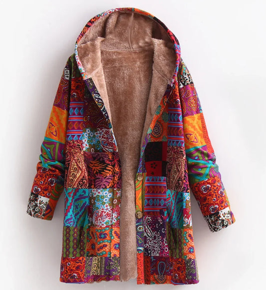 Anne | Zachte Dames Fleece Jas met Warme Capuchon