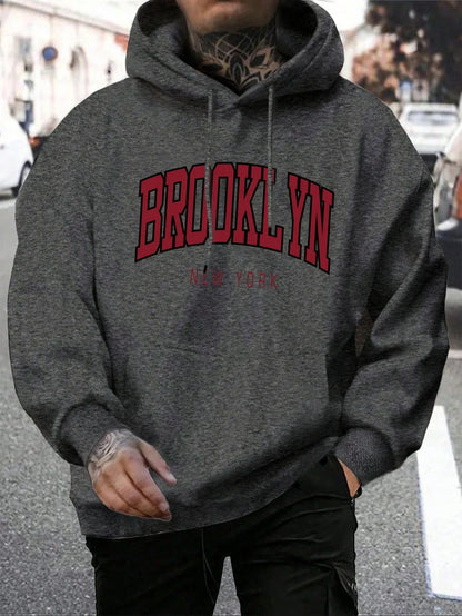Brooklyn New York Hoodie – Unisex Oversized Sweater met Opdruk