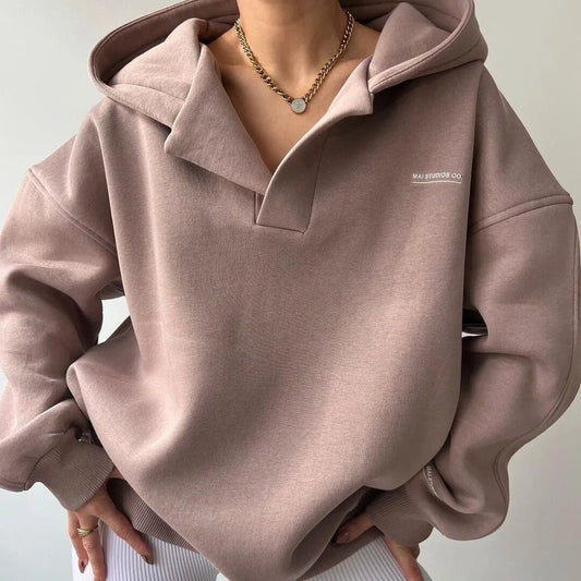 Morgan | Comfortabele Dames Oversized Hoodie met Druppel Schouder