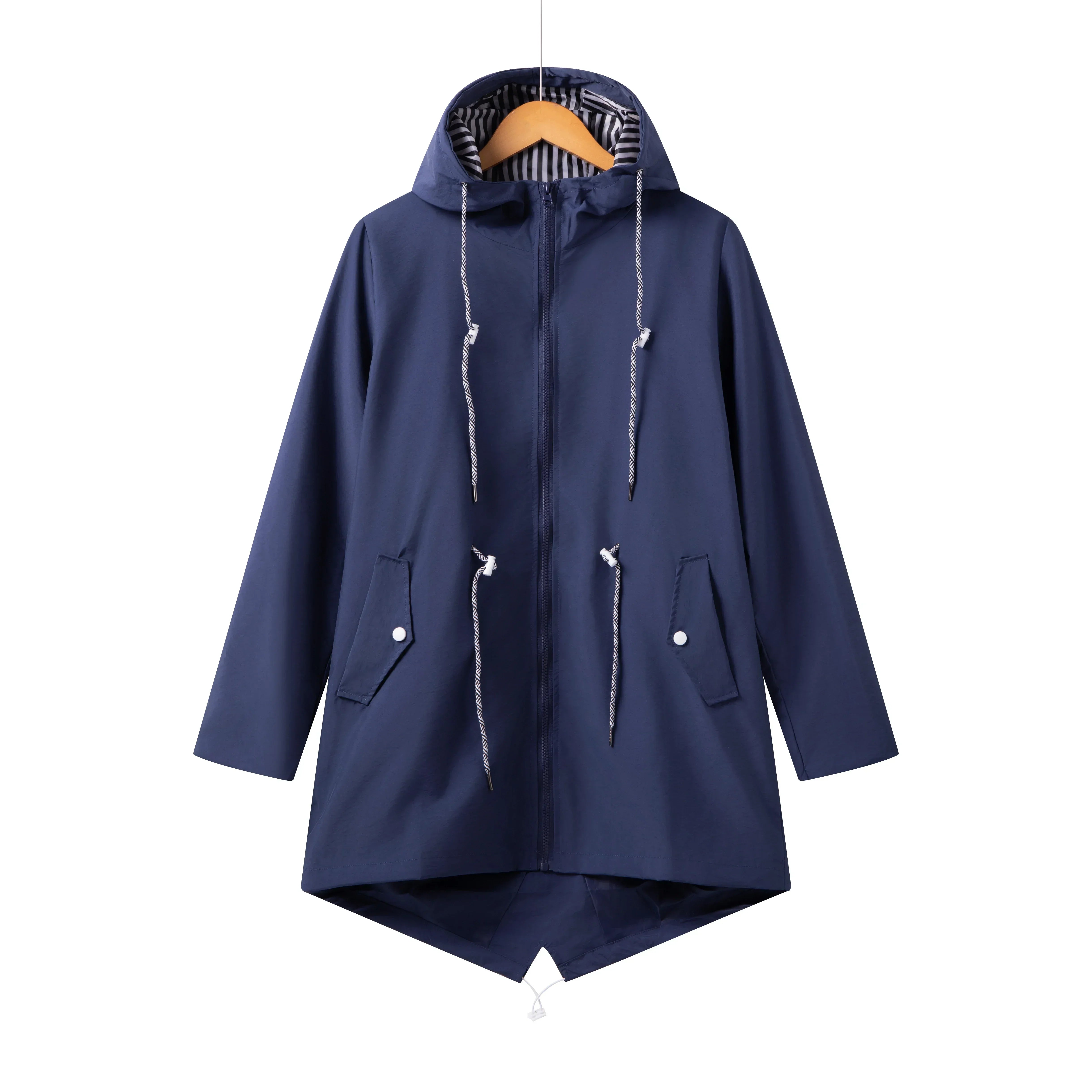 Daphne | Stijlvolle Dames Waterdichte Trenchcoat met Kapuze | Casual