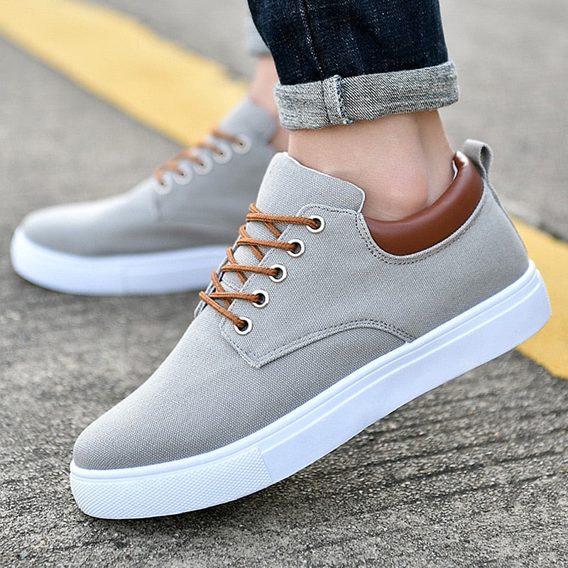 Eelco | Stijlvolle Sneakers | Comfortabele herensneakers met stevige witte zool