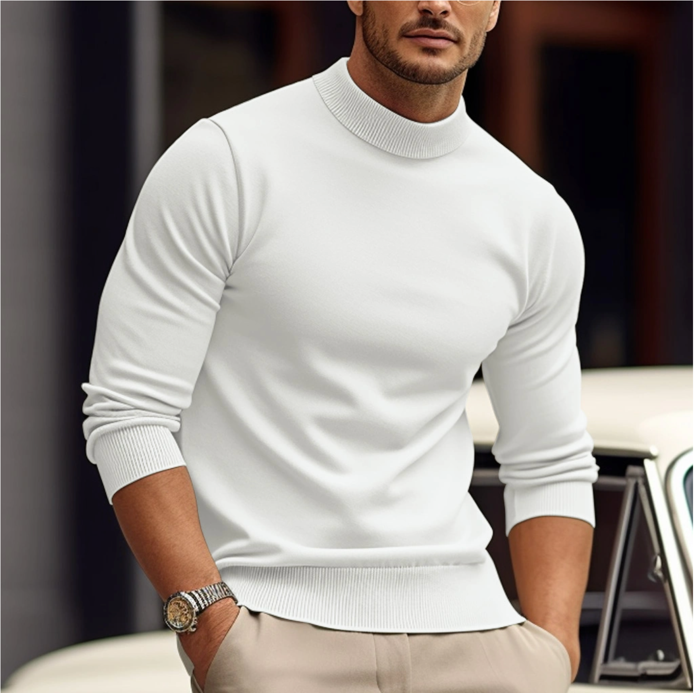 Mick | Moderne Comfortabele Heren Sweater