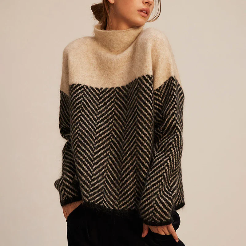 Luxe Zachte Cashmere Coltrui met Hoge Hals