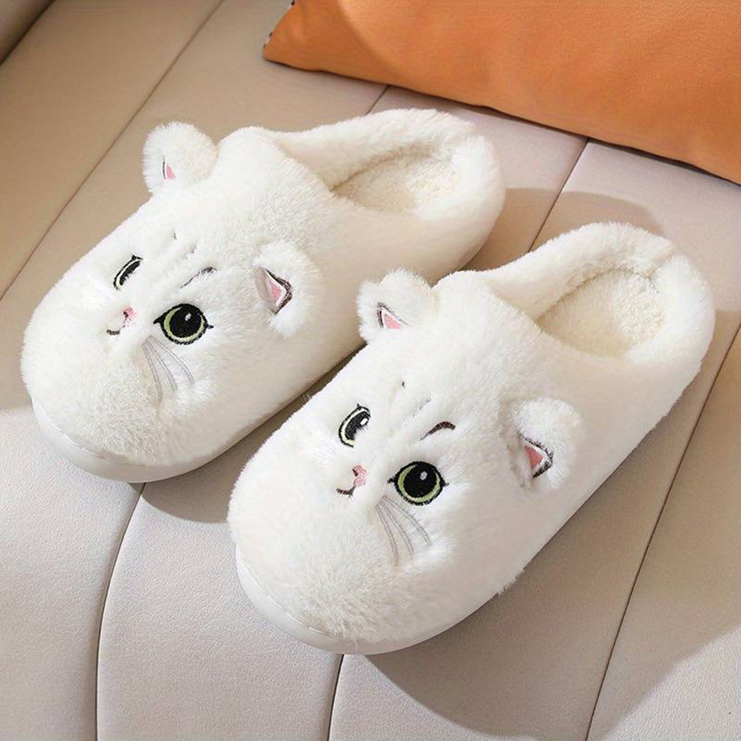 Alie | Comfortabele Kattenpantoffels met Warmte