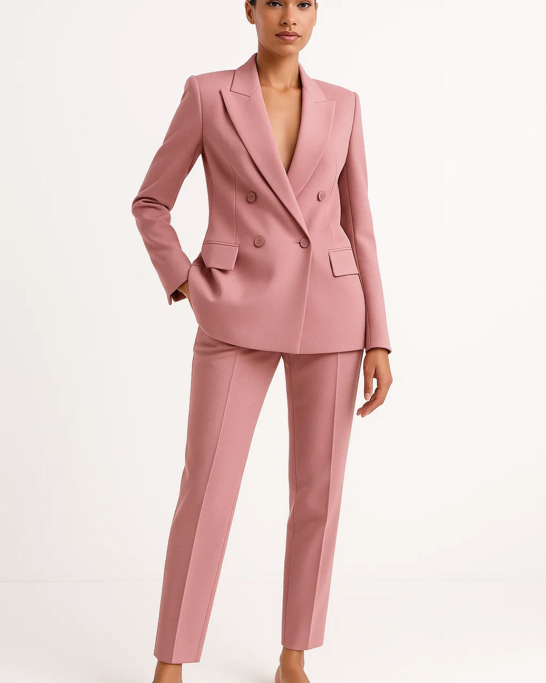 Dames Business Suit Set – Elegante Blazer en Broek voor Kantoor