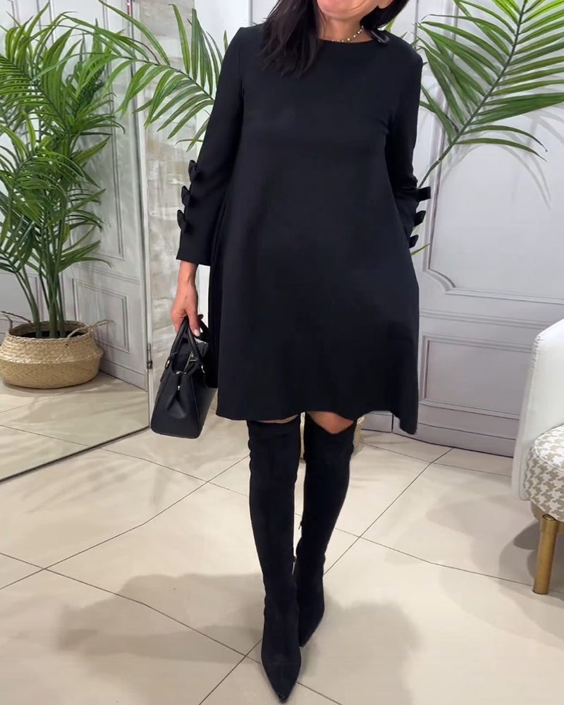 Rika | Stijlvolle lange mouwen casual jurk