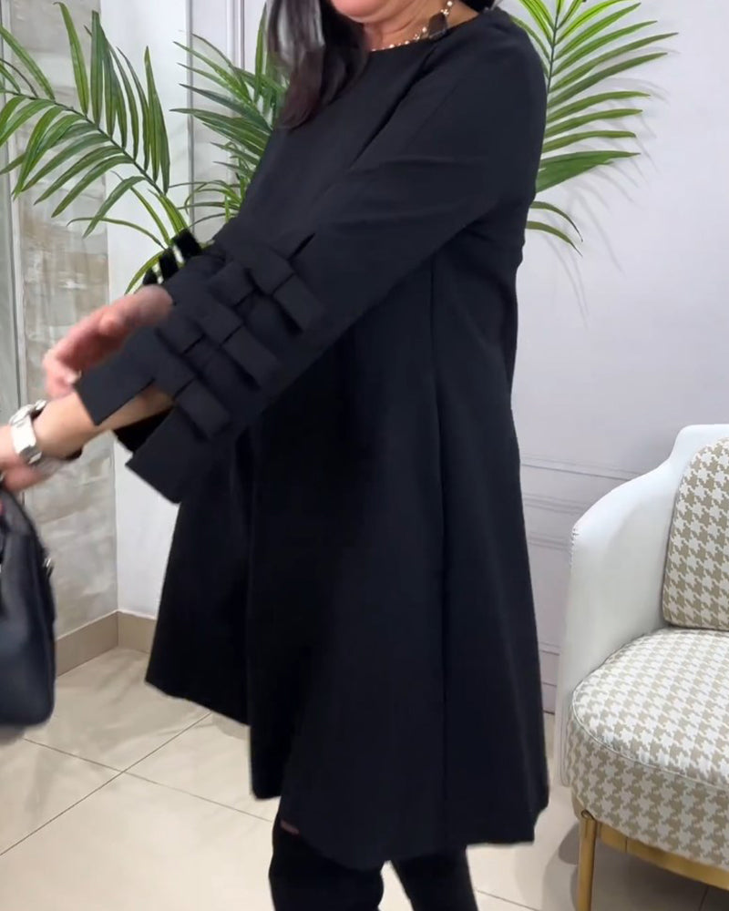 Rika | Stijlvolle lange mouwen casual jurk