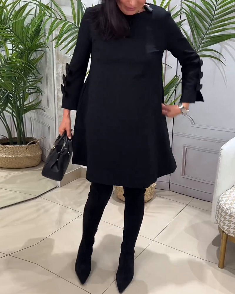 Rika | Stijlvolle lange mouwen casual jurk