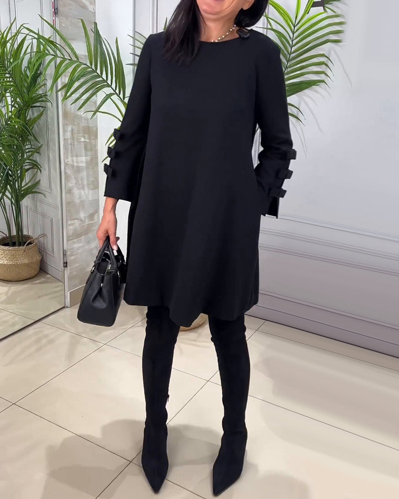 Rika | Stijlvolle lange mouwen casual jurk