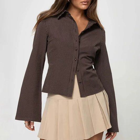 Catharina | Stijlvolle Retro Blouse met Elegante Snit