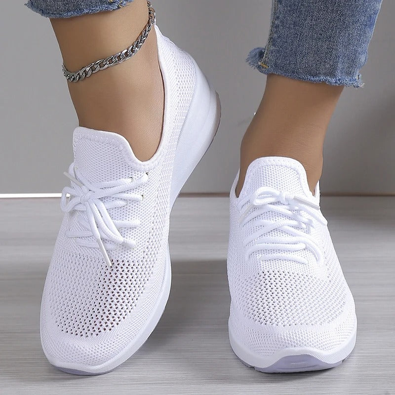 Comfortabele Dames Sneakers met Geheugen Schuim - Lichtgewicht Ondersteuning