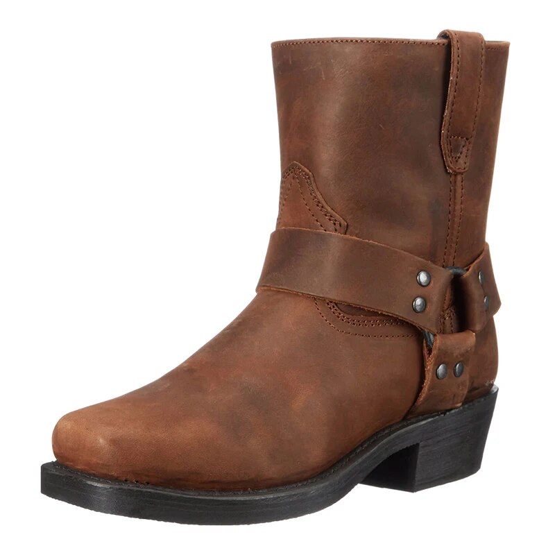 Ruurd | Stijlvolle Vintage Leren Herenlaarzen met Robuuste Western Look