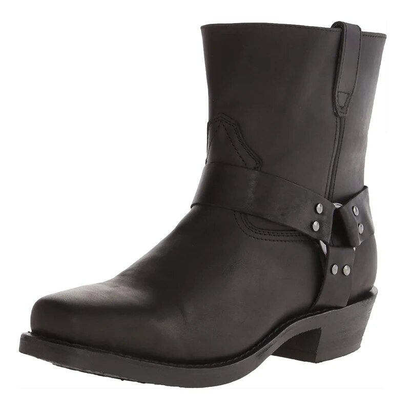 Ruurd | Stijlvolle Vintage Leren Herenlaarzen met Robuuste Western Look