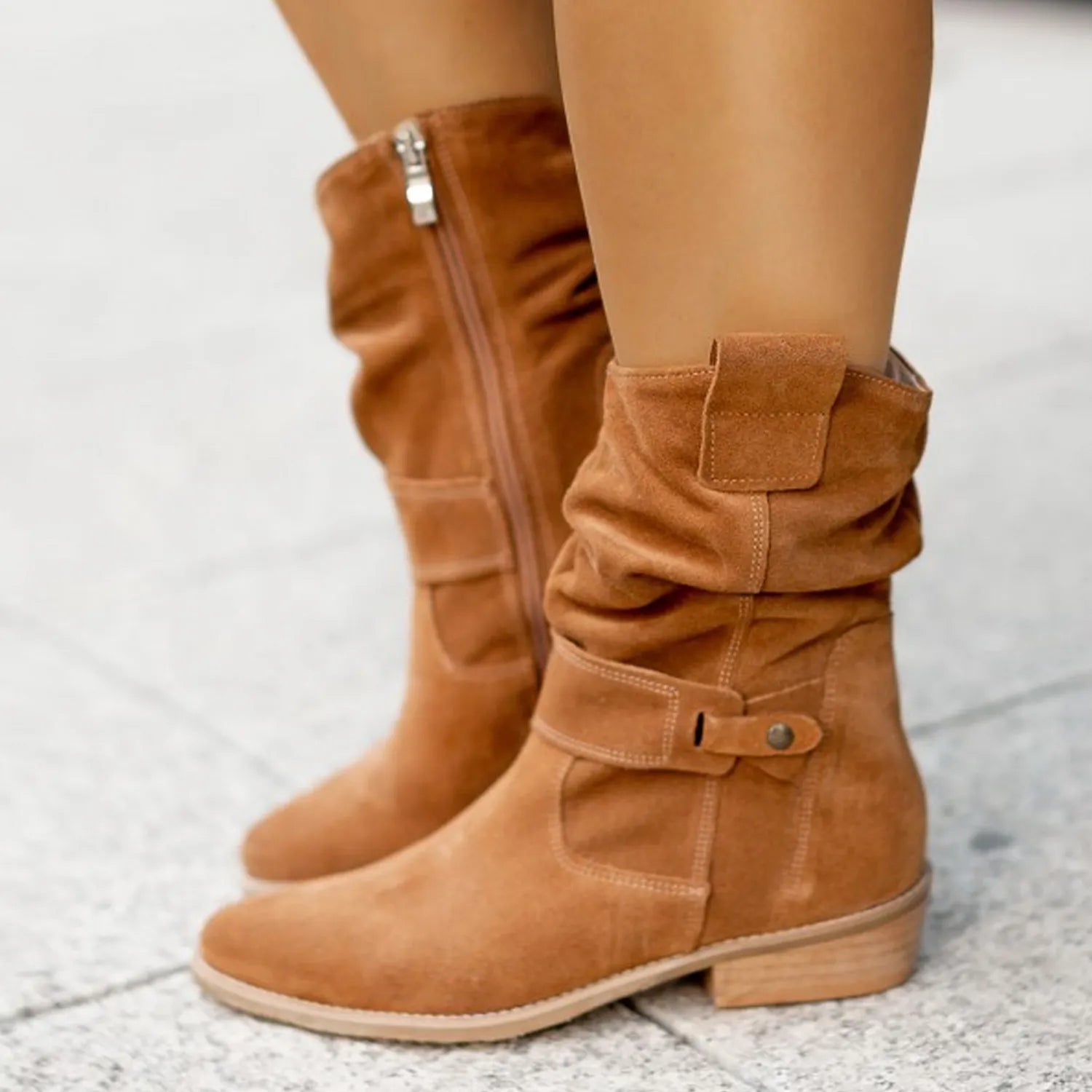 Stijlvolle Dames Enkellaarzen van Suède | Comfortabel & Trendy
