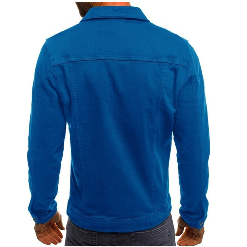 Stijlvol Casual Heren Denim Jack met Comfortabele Pasvorm