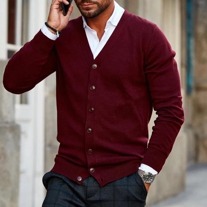 Durk | Stijlvol Heren Vest Comfortabele Casual Cardigan